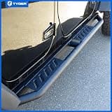 Tyger Auto Trax Textured Drop Side Steps for Jeep Wrangler JK 4-Door
