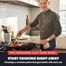 GreenPan x Bobby Flay Pre-Seasoned Cast Iron Reversible Double Burner Griddle