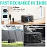 Arkpax 300W Portable Power Station, 192Wh LiFePO4 Battery with Pure Sine Wave AC