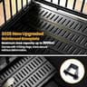 Oranland 48-Inch Heavy Duty Indestructible Steel Dog Crate with Baseplate