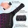 JoncAye USAPA Approved Fiberglass Graphite Pickleball Paddle Set of 4