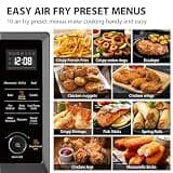 Toshiba ML2-EC10SA(BS) 8-in-1 Countertop Microwave & Air Fryer Combo Oven