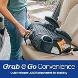 Chicco GoFit ClearTex Plus Backless Booster Car Seat with Quick-Release LATCH
