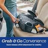 Chicco GoFit ClearTex Plus Backless Booster Car Seat with Quick-Release LATCH