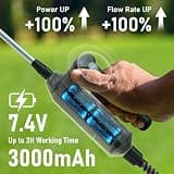 VASG 2-Gallon USB Rechargeable Battery Powered Garden Sprayer with Retractable Wand