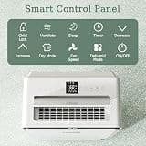 Ludatido 80-Pint Upgraded Energy Star Dehumidifier with Dedicated Sleep Mode