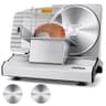 CUSIMAX Electric Deli Meat Slicer, 200W, Dual 8.7-Inch Stainless Blades