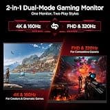 KOORUI G2741L 27-Inch 4K Fast IPS Dual-Mode High Refresh Rate PC Gaming Monitor