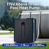Aquastrong 39,000 BTU Top Discharge Inverter Pool Heat Pump with WiFi