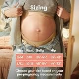 Frida Mom Dual Support Pregnancy Belly Band with Flexible Back Boning