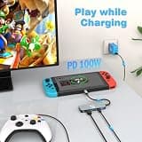 ShineeKee 4-in-1 USB-C Desktop Hub with 4K HDMI Output and 100W Power Delivery
