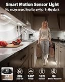 EZVALO 5-Pack 10-Inch Under Cabinet Lights with Remote Control Support