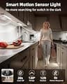 EZVALO 5-Pack 10-Inch Under Cabinet Lights with Remote Control Support