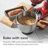 Hamilton Beach 4-Quart Electric Stand Mixer with 7 Speeds and Carry Handle