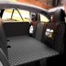 Chilino Large Space 6-Layer Waterproof Hard Bottom Back Seat Extender for Dogs