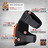 REXBETI High-Stability Knee Pads for Work with Ergonomic Thigh Support