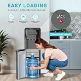 Manastin Bottom-Loading Water Cooler with Triple-Temperature Tanks and Safety Lock