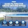SWIMLINE HYDROTOOLS 12-Inch 1,980 GPH Complete Sand Filter Pump System