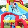ELEMARA XL Inflatable Water Slide with 19ft Attachable Slip and Slide Runway