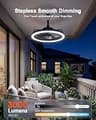 Lumary 20-Inch Smart Gazebo Ceiling Fan with RGBAI Lights and Voice Control