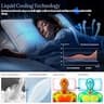 Puresnoo Adjustable Silver-Infused Liquid Cooling Pillow for Side Sleepers