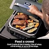 Ninja Woodfire OG321 6-in-1 Outdoor Grill and Smoker for Small Spaces