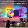 LightingWill TV LED Backlight Kit with 3-Port 4K HDMI 2.0 Sync Box (50-65")