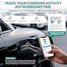 NexCyber Level 2 EV Charger 48A with WiFi App, Touchscreen Display & 25ft Cable