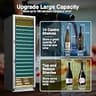 Velieta Upgraded 190-Bottle Built-In Commercial Grade Wine Cooler Refrigerator