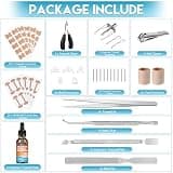 Comprehensive Ingrown Toenail Tool Kit with Corrector Drops and Patches