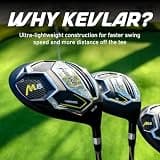 Precise M8 Premium 17-Piece Tall Men's Complete Golf Set with Stand Bag