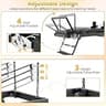 Goplus Foldable Pilates Reformer Machine with Dual Spring Resistance System