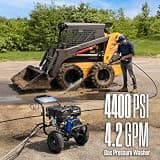 Westinghouse WPX4400 Gas Pressure Washer with Commercial Brass Head Triplex Pump