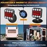 ZUNAICE Wireless Trailer Lights with Built-In Reverse Light and Hybrid Mount