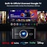 HAPPRUN 1500 Lumen Google TV Smart Projector with Auto-Focus