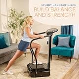 Lifepro Rhythm Vibration Plate Exercise Machine with Integrated Handles