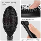 Boao 2-Piece Nylon Loop Wig and Hair Extension Brush Set for Detangling