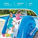 INTEX Kool Splash Heavy-Duty Inflatable Water Slide for In-Ground Pools