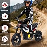 Generic 24V 350W Off-Road Electric Mini Dirt Bike with 12-Inch Fat Rubber Tires