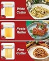 Noodle Maker 3-in-1 Stainless Steel Pasta Maker Attachment for KitchenAid Mixers