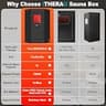 Heat Wave Radiant Saunas Harmony Deluxe Oversized Portable Infrared Cabin