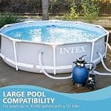 XtremepowerUS 13-Inch 2400 GPH Sand Filter Pump System for Up to 10,000 Gallons