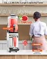 VEVOR 15L Single-Tank Commercial Slushie Machine with Dual Mode Settings