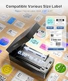 Rongta RP425 Bluetooth Thermal Shipping Label Printer with Auto Identification
