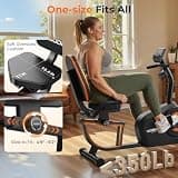 YOSUDA Recumbent Exercise Bike with 16-Level Magnetic Resistance System