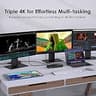 WAVLINK 160W DisplayLink Triple 4K Docking Station for Mac and Windows