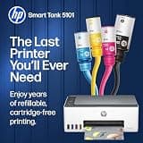 HP Smart Tank 5101 Wireless All-in-One Refillable Printer with High-Capacity Ink