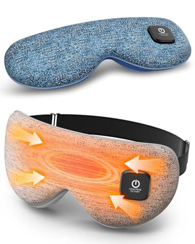 Rechargeable Cordless Heated Eye Mask for Dry Eyes with 15-Minute Auto Shut-Off