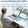 KEFEYA 14-Inch Ultra-Thin Dual Laptop Screen Extender with 1080P FHD Panel