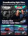 REDTIGER F17 Elite 4K 3-Channel Dash Cam with Interior Cabin Vision and 128GB Card